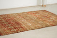 Load image into Gallery viewer, Vintage Moroccan Rug – Handmade Wool Berber rug, 5x7 ft – Brown beni mguild rug
