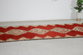 Load image into Gallery viewer, Vintage Moroccan Rug – Handmade Wool Berber rug, 5x11 ft – Red beni mguild rug
