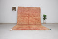 Load image into Gallery viewer, Vintage Moroccan Rug – Handmade Wool Berber rug, 6x10 ft – Peach beni mguild rug
