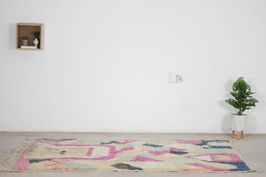 Boujaad-style Moroccan rug No. bj-22, second view