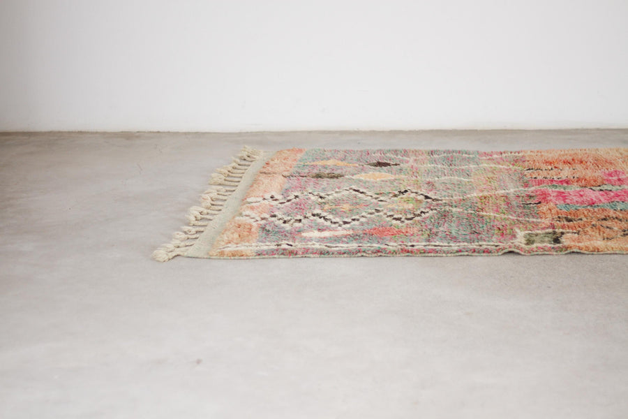 Peach Boujaad-Style Moroccan Rug, 5'4" x 8'6" – No. bj-38