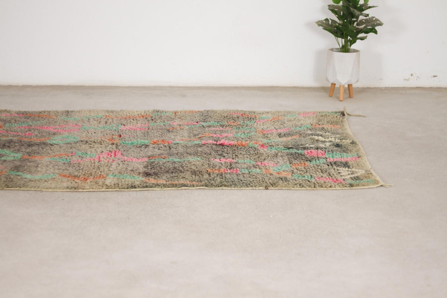 Brown Boujaad-Style Moroccan Rug, 5'3" x 8'4" – No. bj-35