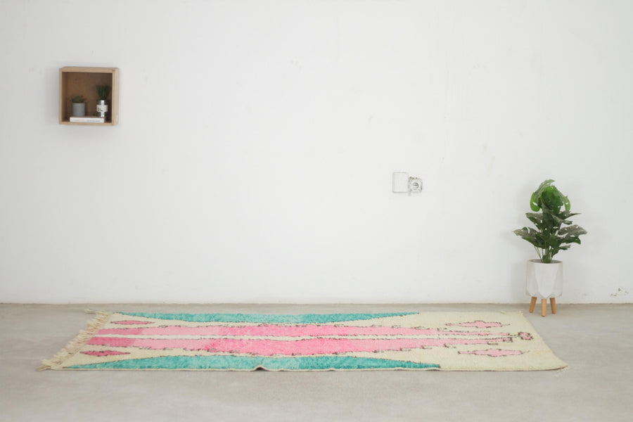 Boujaad-style Moroccan rug No. bj-27, second view