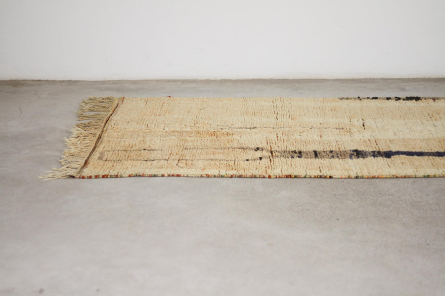 Peach Boujaad-Style Moroccan Rug, 4'8" x 8'7" – No. bj-24