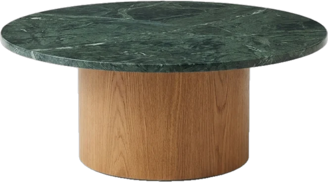 Coffee table: round coffee table about 36 cm high